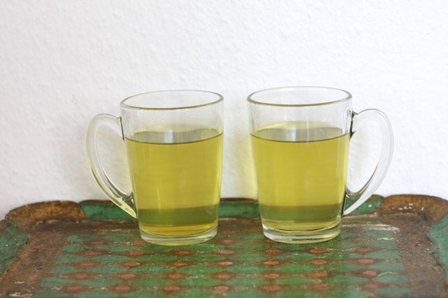 Gesunder Eistee Rezept Grüner Tee Sencha Zitrone Limette