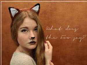 Fuchs Kostüm selber machen Make Up Tutorial Karneval Fasching -1