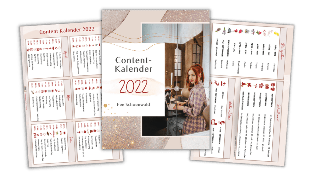Contentkalender 2022 Kostenloser Download